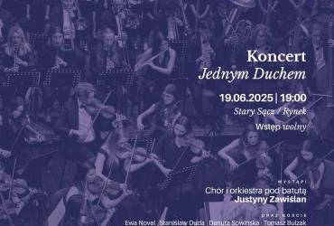 Piękny koncert na Ołtarzu Papieskim 15 czerwca na Mszy Świętej i 19 czerwca na rynku Starego Sącza